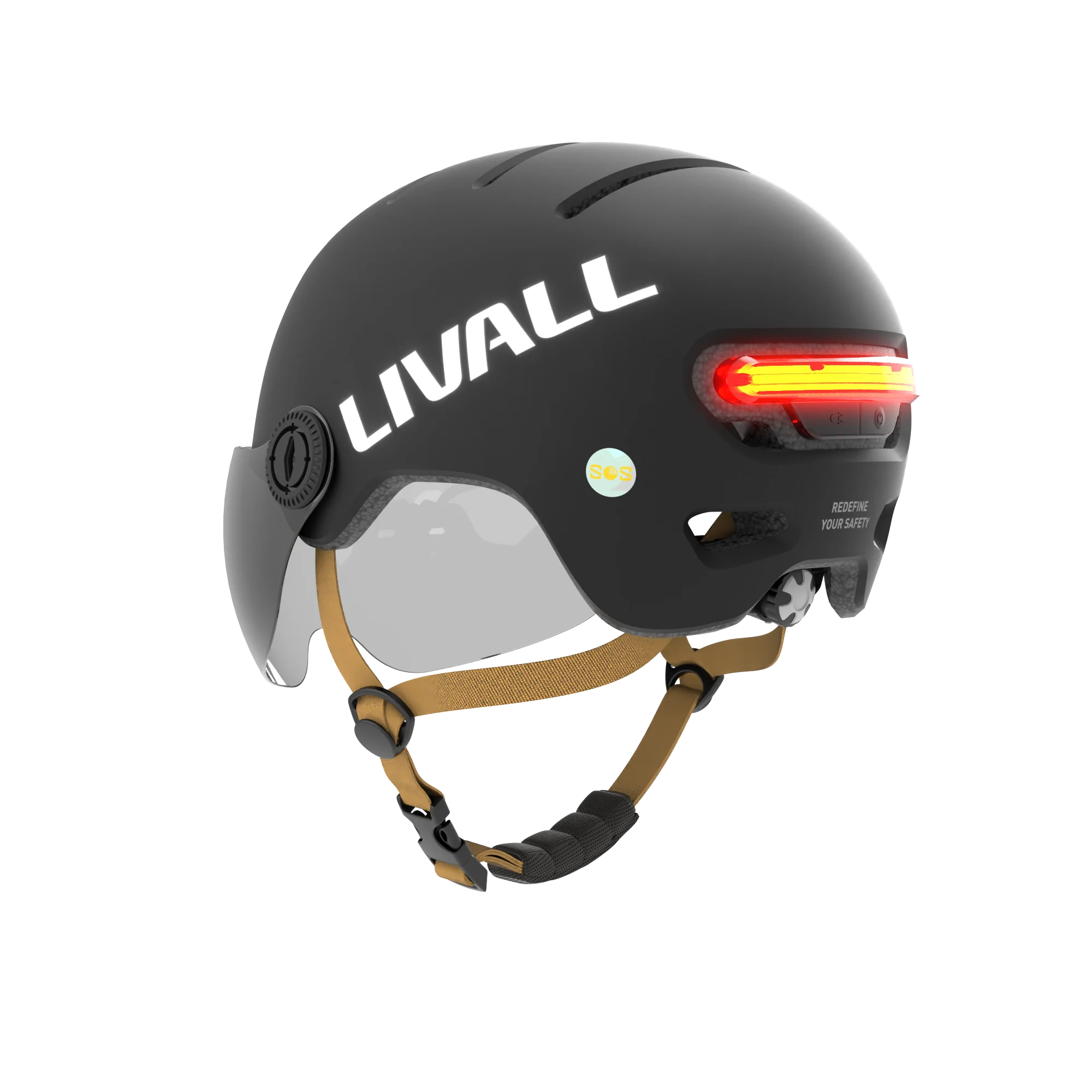 Livall L23 Black Visor Helmet - Image 12
